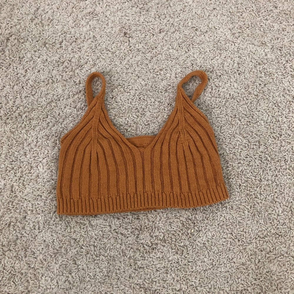 knitted crop top